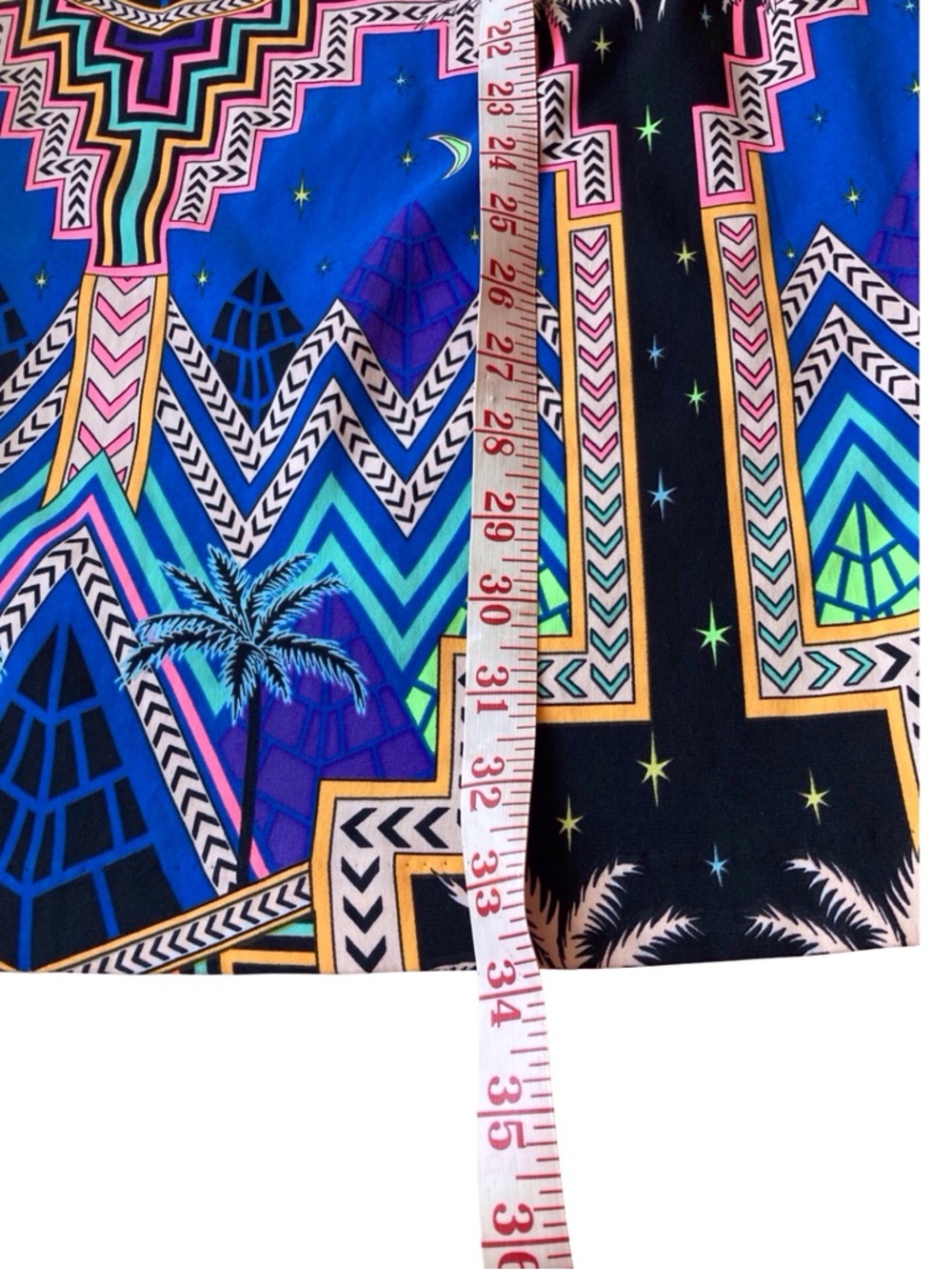 Mara Hoffman Egyptian Pyramid Palm Print designer Dress summer Size L NWOT - Picture 5 of 11